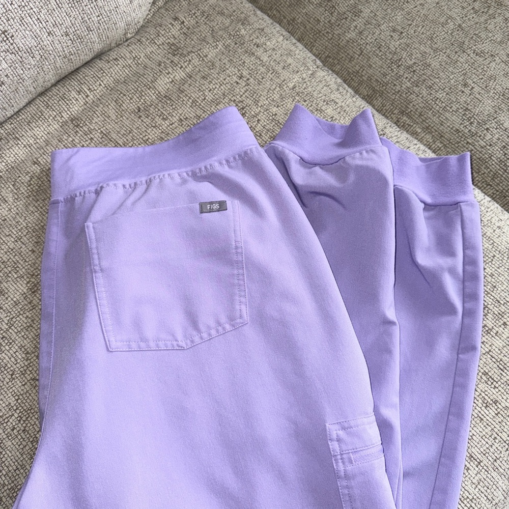 Lavender Fig Scrub Pants- Joggers
